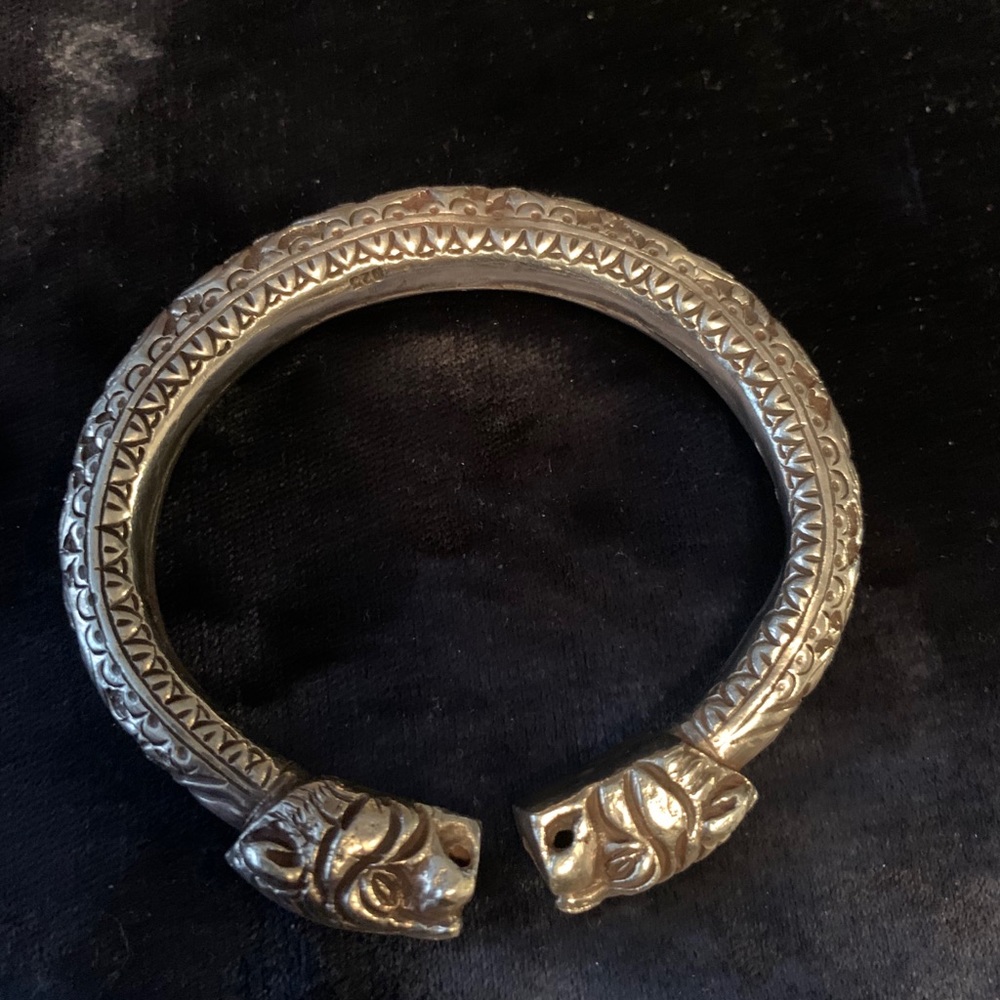 Antique pure silver bracelet